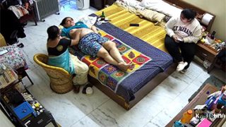 Desi Milf Massaging With Maid Her Body CCTV Cam Video